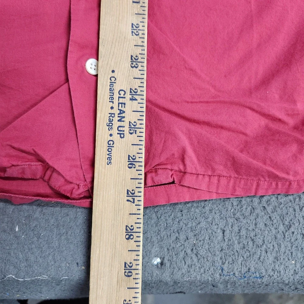 Polo Ralph Lauren Mens Classic Fit Short Sleeve Camp Shirt Salmon Red Medium
